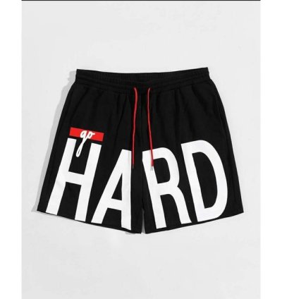 Jones Wears Go Hard Printed Short