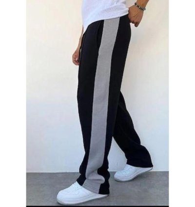 Trendy Oversize Joggers -Black